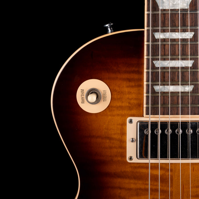 Pre-Owned 2003 Gibson Les Paul Standard Plus Top - Desert Burst With OHSC