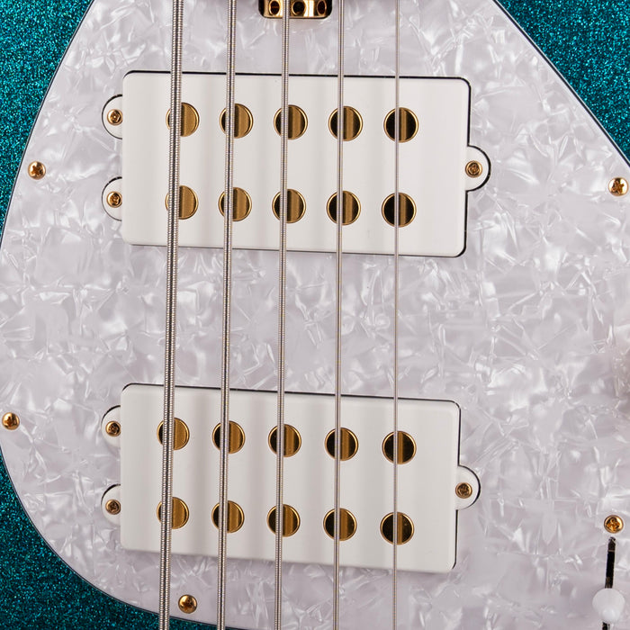 Ernie Ball Music Man StingRay Special 5 HH Bass Ocean Sparkle With Softshell Case