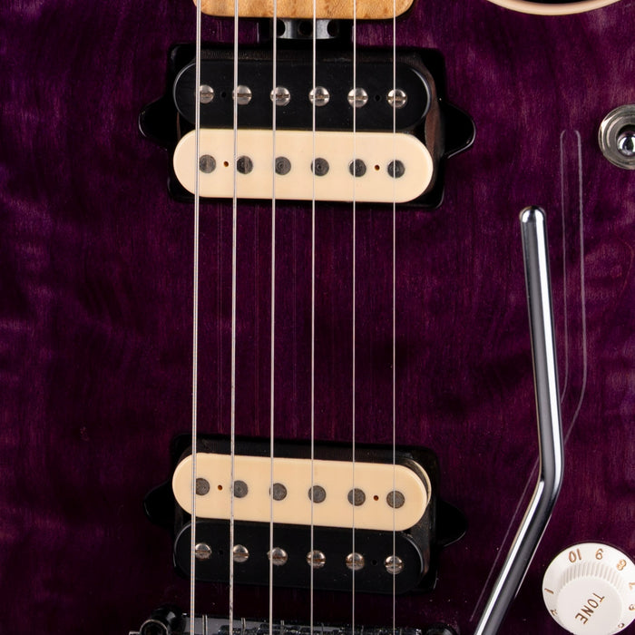 Used 1995 Ernie Ball Music Man Eddie Van Halen EVH Signature Floyd Translucent Purple with Case