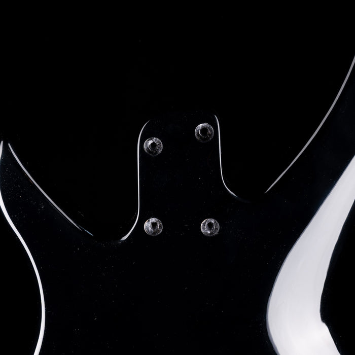 Used 1999-2002 Vaccaro X-Ray PJ Bass Body Black With Original Pearloid Pickguard