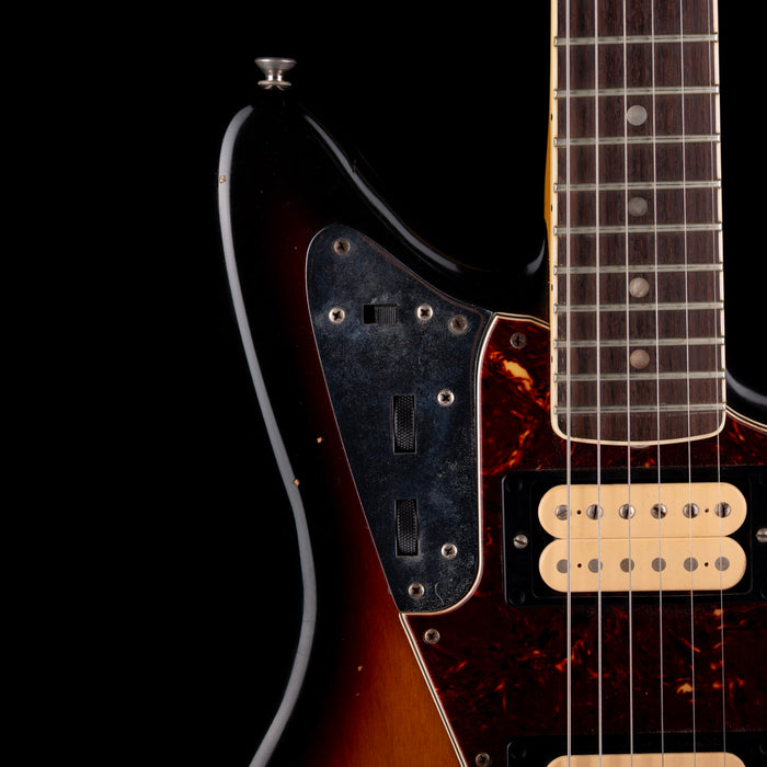 Used 2012 Fender Kurt Cobain Road Worn Jaguar Road Worn 3-Tone Sunburst with OHSC