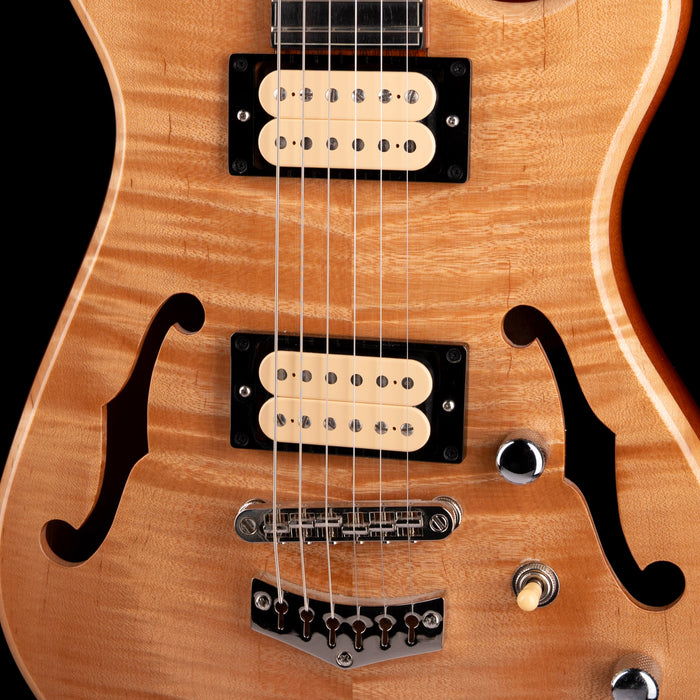 Used 2018 Artinger Custom Hollow Jerry Garcia Wolf Inspired Vintage Natural with Case