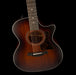 Taylor 324ce Grand Auditorium Acoustic Electric Guitar Shaded Edgeburst With Case - Serial # 1202134112  - Demo Angle