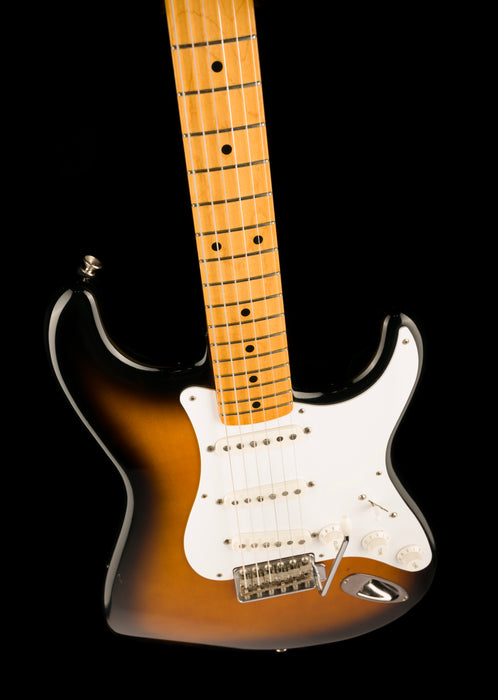 Used 1990 Fender ST-54 Made in Japan 1954 Reissue Stratocaster 2-Tone Sunburst with Gig Bag