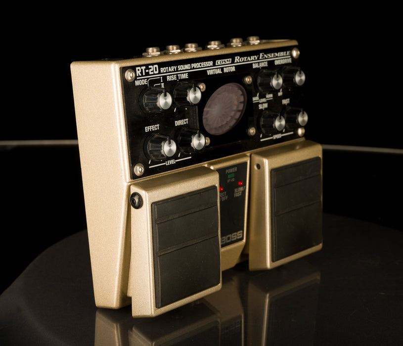 20/20 overdrive pedal Used Boss RT-20 Rotary Ensemble Rotary Speaker Simulator Pedal — Truetone Music