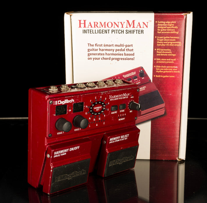 intelligent harmonizer pedal Used Digitech HarmonyMan Pitch-Shifter Harmonizer Pedal With Box — Truetone Music