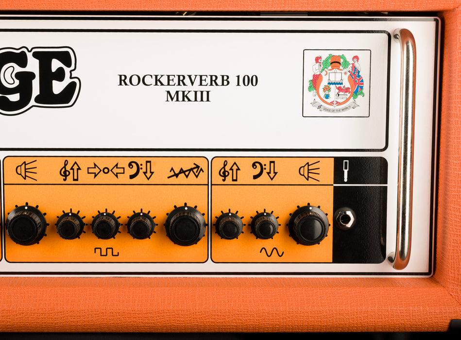 Pre Owned Orange Rockerverb 100 MKIII Guitar Amp Head with Cover