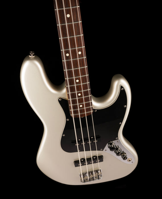 Used 2004 Fender American Jazz Bass Rosewood Fingerboard Chrome Silver With OHSC