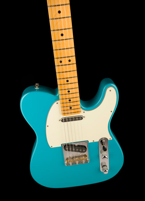Used Fender American Professional II Telecaster with TV Jones Pickups Miami Blue with OHSC