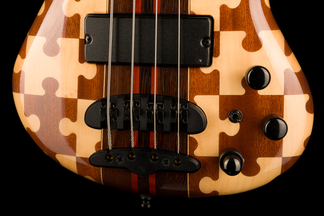 Mayones Cali4 Bass (17.5" Scale) Puzzle Top With Case