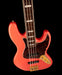 Pre Owned Fender Parts Jazz Bass Fiesta Red With Gold Hardware With Case