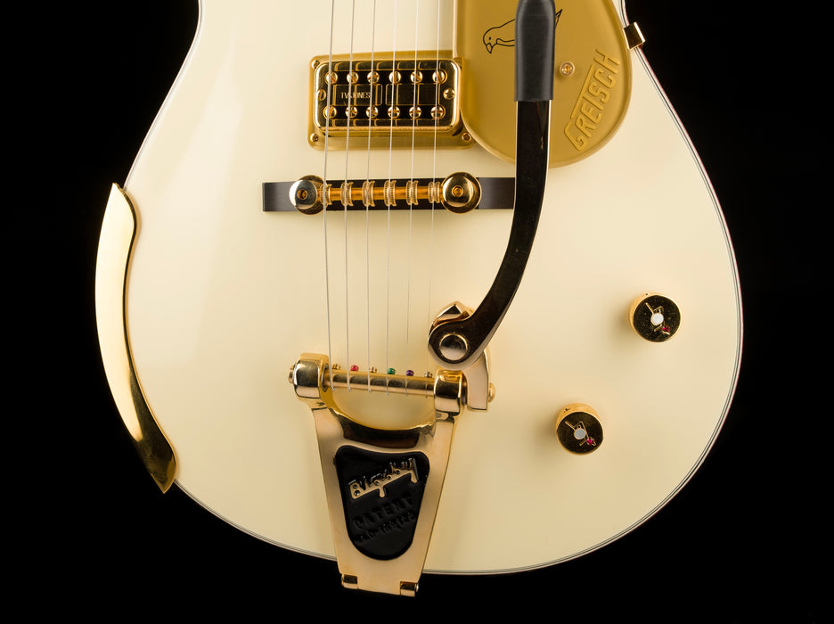 Pre Owned 2018 Gretsch G6134T-58 Vintage Select White Penguin With OHSC -  Serial # JT18083318
