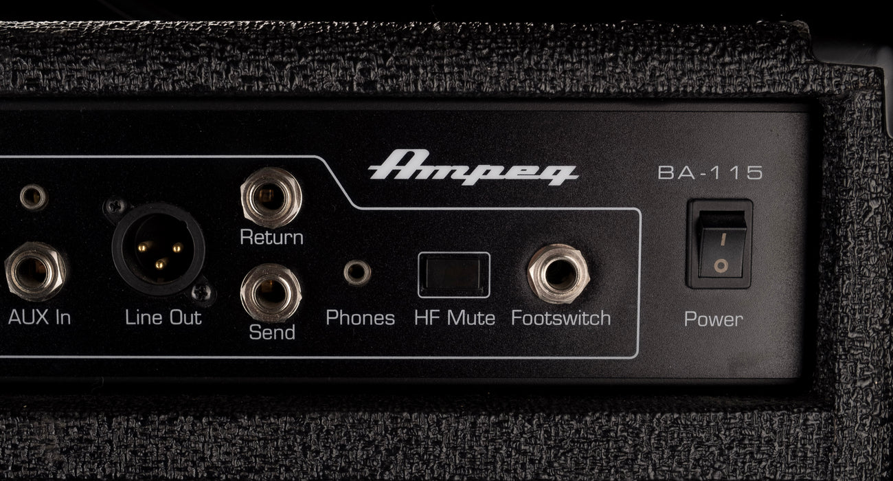 Used Ampeg BA-115 Bass Amp Combo