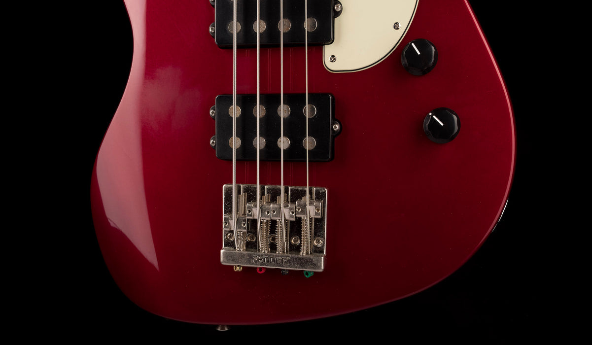 Used Fender Pawn Shop Reverse Jaguar Bass Candy Apple Red