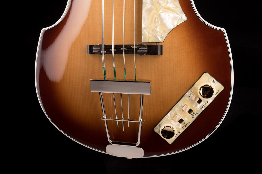 Hofner 1961 LTD Cavern Reissue Bass - Sunburst with Vintage Case - H500/1-61-O
