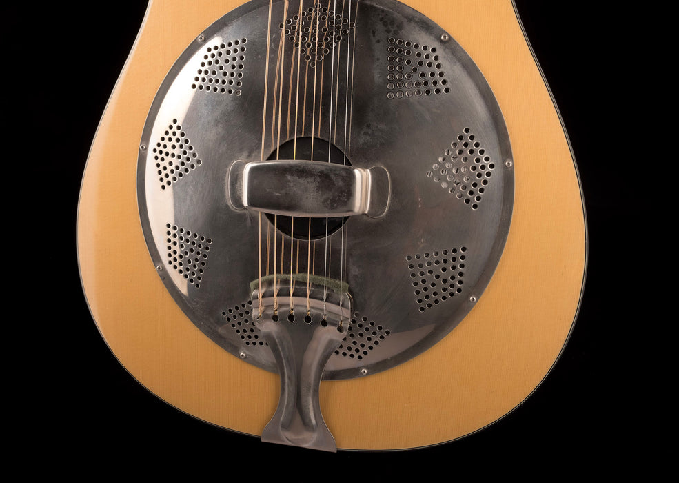 Pre Owned Regal Duolian-Style Resonator Natural Round-Neck