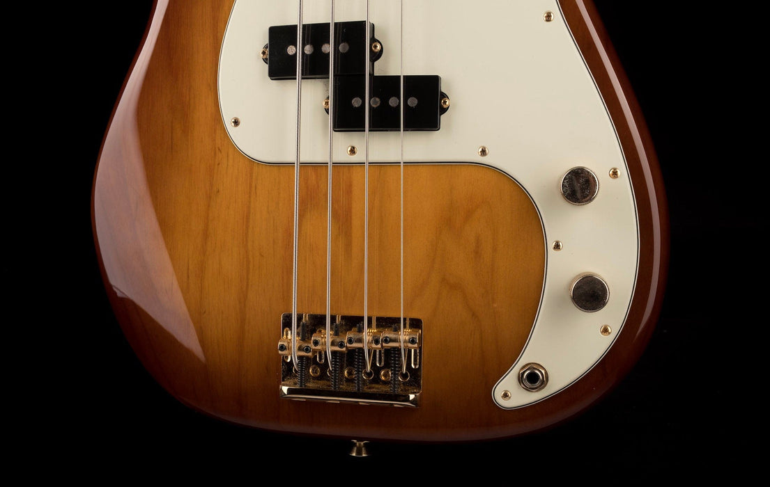 Used Fender 75th Anniversary Commemorative Precision Bass 2-Color Bourbon Burst with OHSC