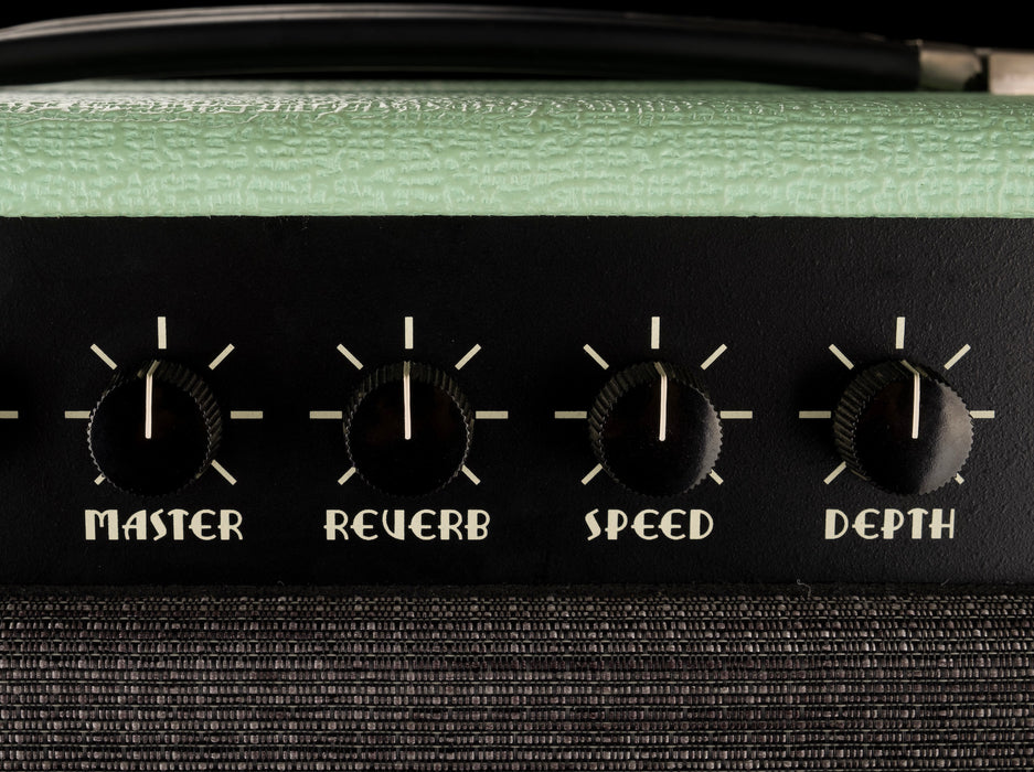 Pre Owned 2016 Dr. Z Z-Lux 1x12" Sea Foam Green Guitar Amp Combo With Footswitch And Cover