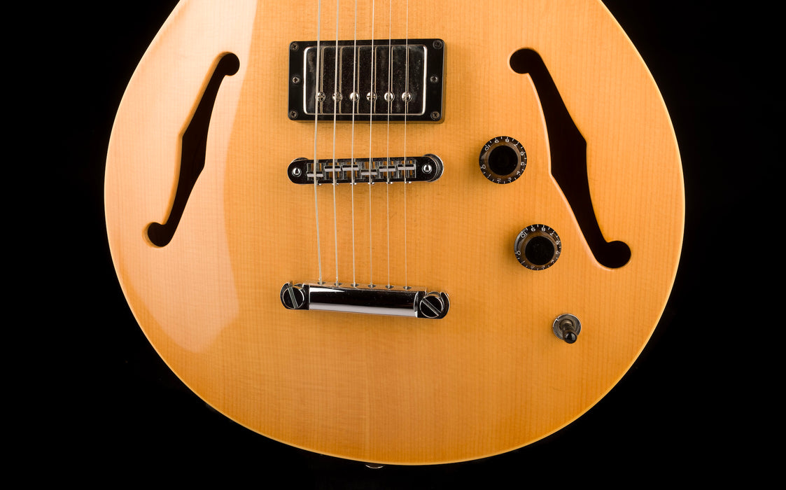 Pre Owned 2009 Hamer Newport Pro Vintage Natural Electric Guitar With OHSC