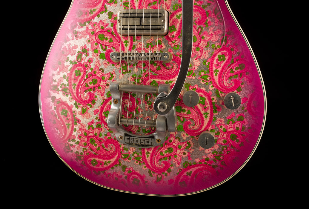 Gretsch Custom Shop Masterbuilt Stephen Stern G6128-JR Duo Jet Jr. Relic Pink Paisley With Case