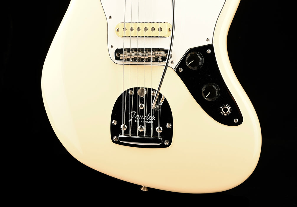 Pre Owned Fender Artist Series Johnny Marr Jaguar Olympic White With OHSC