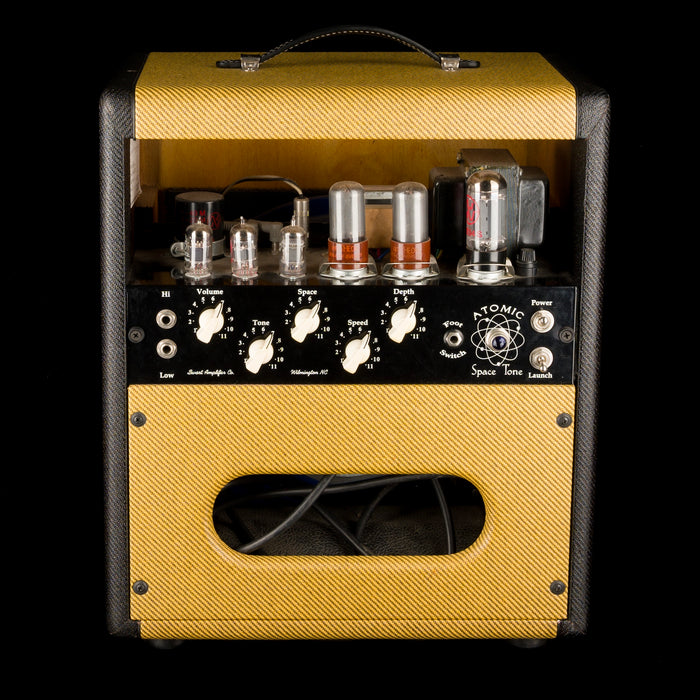 Pre Owned Swart Atomic Space Tone Tweed Black With Footswitch and Cover