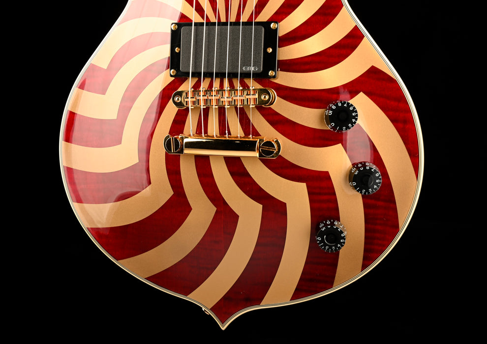 Used Wylde Audio Odin Grail Buzzsaw Crimson Gold with Gig Bag