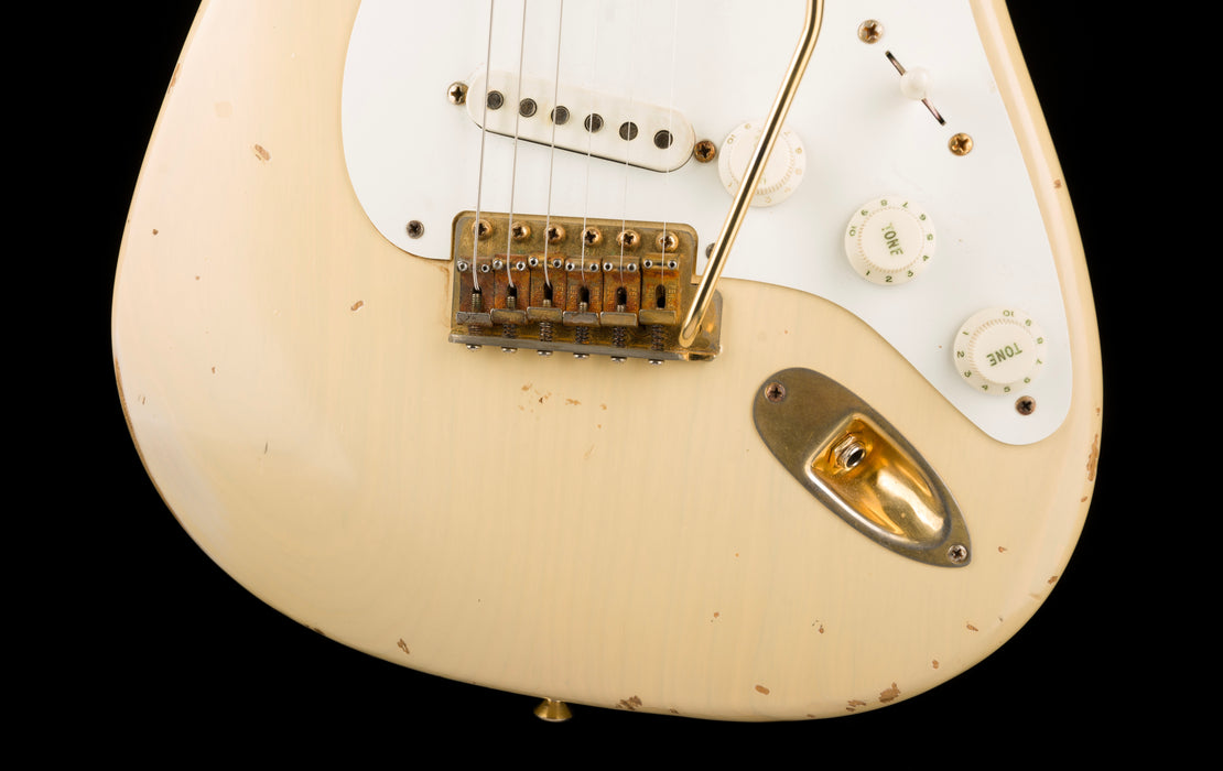 Pre Owned 1996 Fender Custom Shop Cunetto Relic 50's Stratocaster Blonde with OHSC