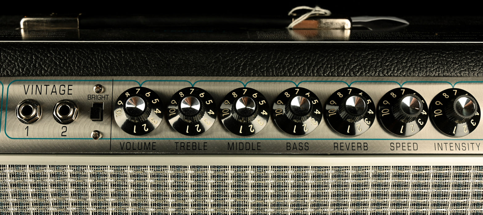 Used Fender '68 Custom Twin Reverb Guitar Amp Combo with Footswitch