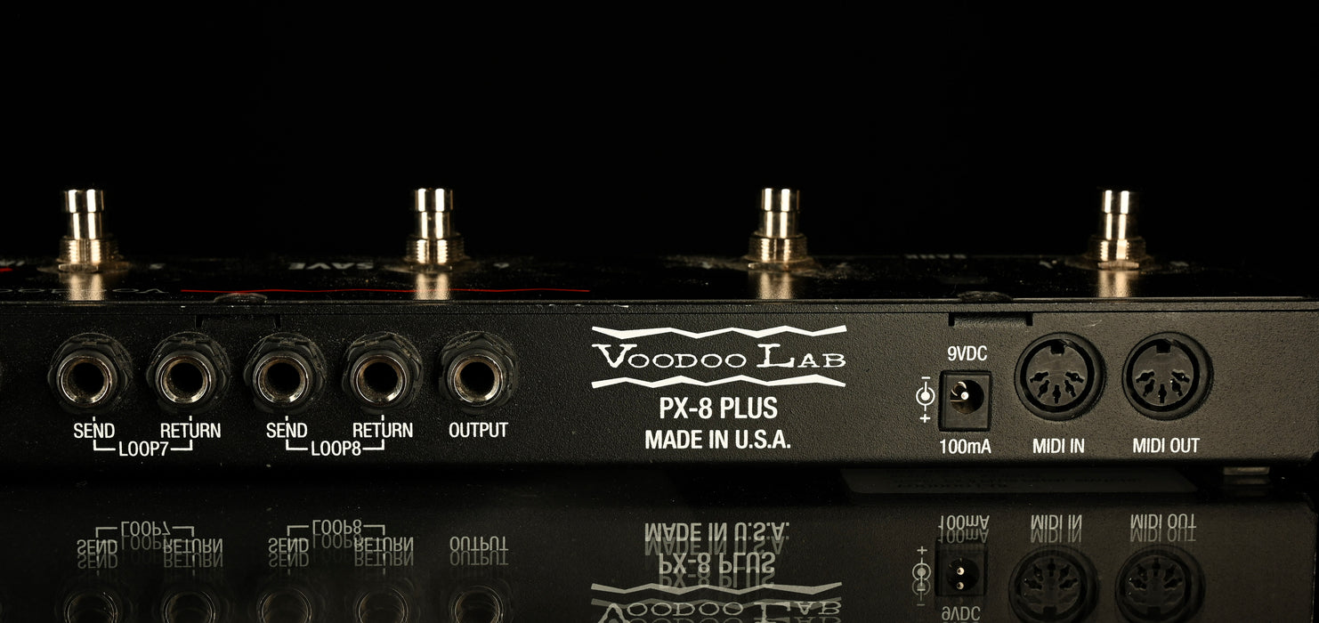 Used Voodoo Lab PX-8 Plus True Bypass Programmable Pedal Switcher