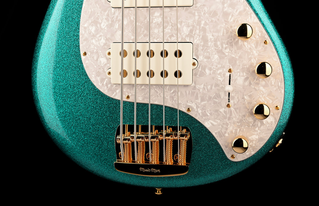 Ernie Ball Music Man StingRay Special 5 HH Bass Ocean Sparkle With Softshell Case