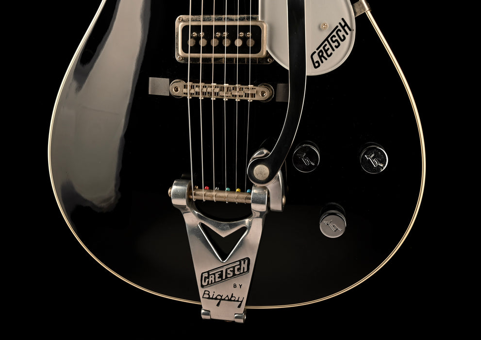 Used 2004 Gretsch G6128T-1957 Duo Jet Black Electric Guitar With OHSC