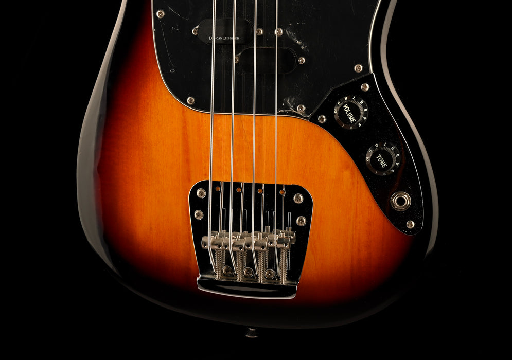Pre Owned Squier Vintage Mustang Bass 3-Tone Sunburst With Gig Bag