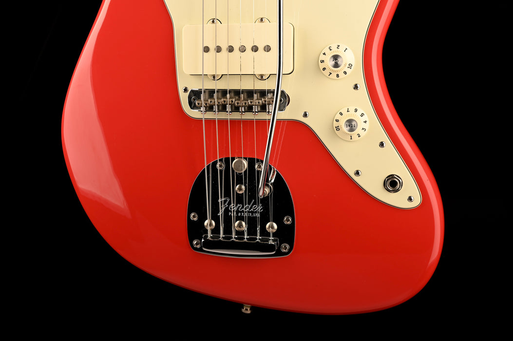 Pre Owned 2016 Fender American Design 1962 Vintage Reissue Jazzmaster Fiesta Red With OHSC