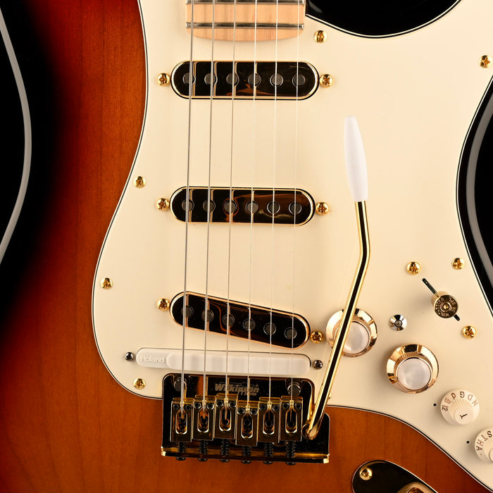 Pre Owned 2007 Fender VG Strat 3-Tone Sunburst Modified With Gig Bag