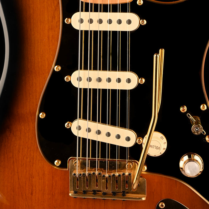 Pre Owned 04 Fender 50th Anniversary American Deluxe Strat Modified With OHSC