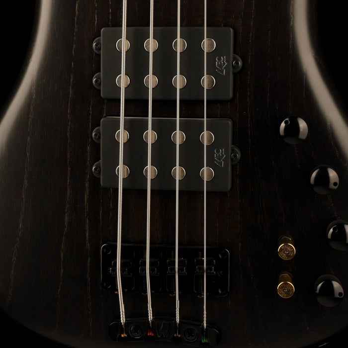 Pre Owned Warwick Corvette 4-String Bass Black With Gig Bag