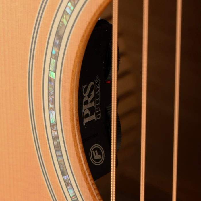 Pre Owned 2022 PRS SE P50E Tonare Parlor Natural Acoustic Guitar With Gig Bag