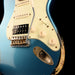 Pre Owned 2021 Xotic Guitars XSC-2 LPB Lake Placid Blue Over Sunburst Heavy Relic With Case