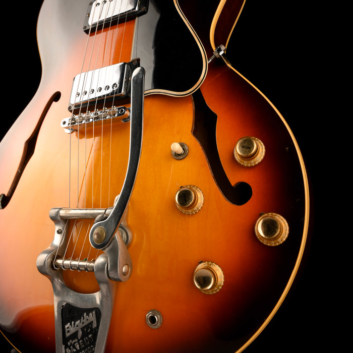 Vintage 1966 Gibson ES-335-TD Sunburst Electric Guitar With OHSC