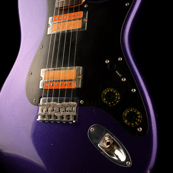 Pre Owned Partscaster Doom Gloom Body Tokai Neck Goldstar Purple Electric Guitar With OHSC