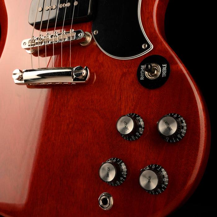 Pre-Owned 2018 Gibson Gary Clark Jr. Signature SG Junior 3P90 Vintage Cherry With OHSC