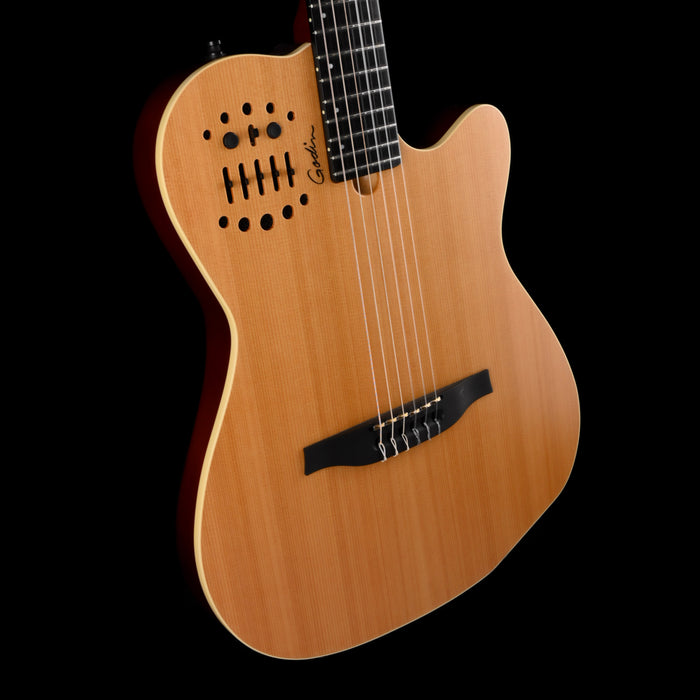 Pre Owned Godin Multiac ACS-SA Slim Natural Acoustic Electric Guitar With Original Gig Bag