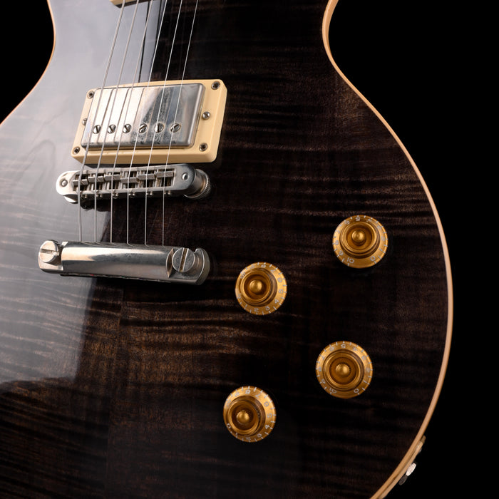 Used 2005 Gibson Les Paul Standard Premium Plus Trans Black with OHSC