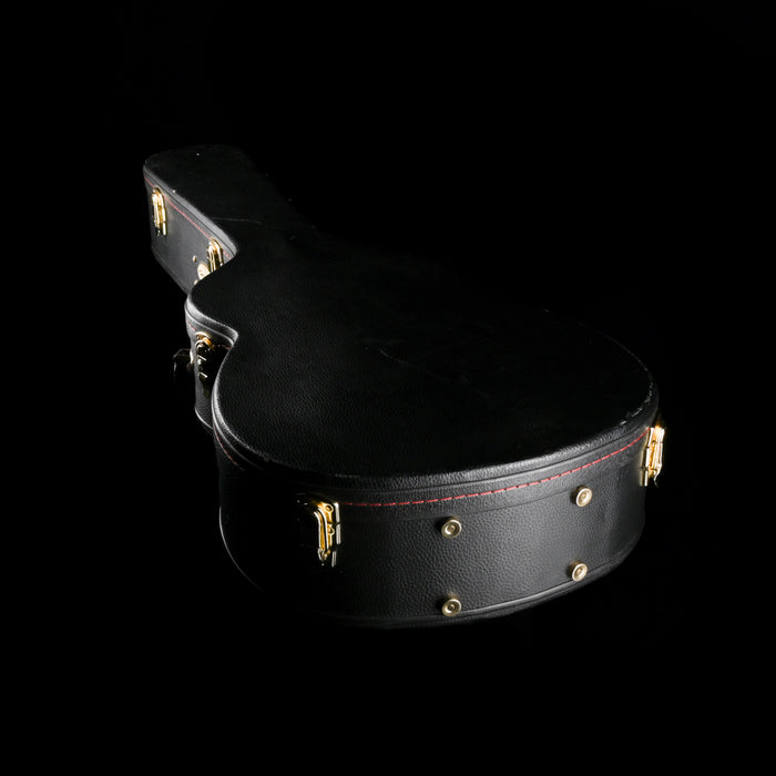 Used Breedlove Deluxe Parlor Acoustic Guitar Hardshell Case Black