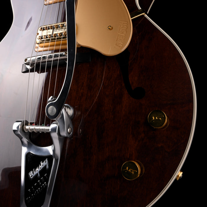 Pre Owned Gretsch G6122-1958 Country Classic Walnut Stain Hollow-Body Electric Guitar With OHSC