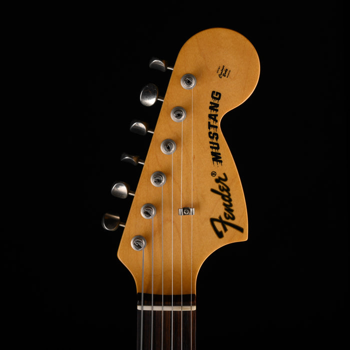 Pre Owned 2012 Fender Kurt Cobain Mustang Dark Lake Placid Blue With Gig Bag