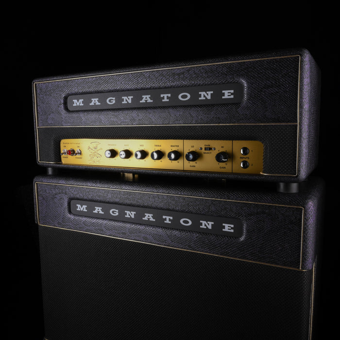 Magnatone Limited Edition Slash Purple Python M-80 Head & Cabinet Guitar Amp Rig IN STOCK