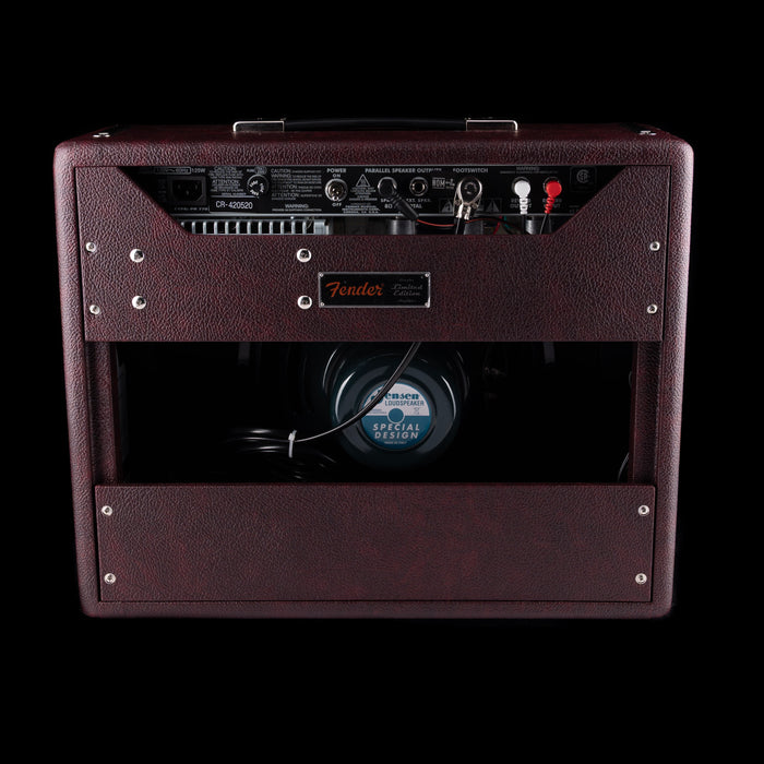 Pre Owned Fender Limited Edition ‘65 Princeton Reverb Bordeaux Reserve Guitar Amp Combo With Cover