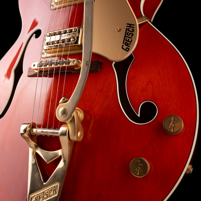 Pre Owned 2004 Gretsch G6120 Nashville Orange Stain With OHSC